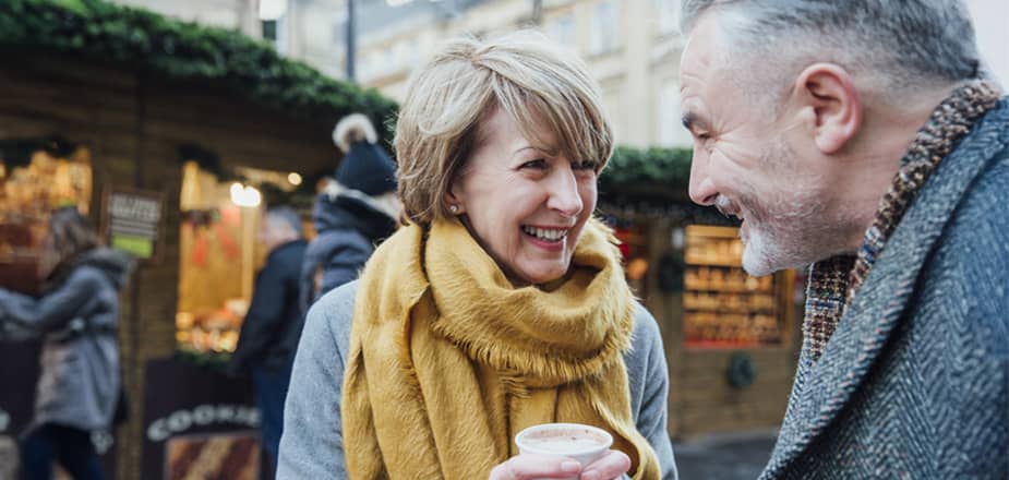 Woman relaxing back while using a laptop