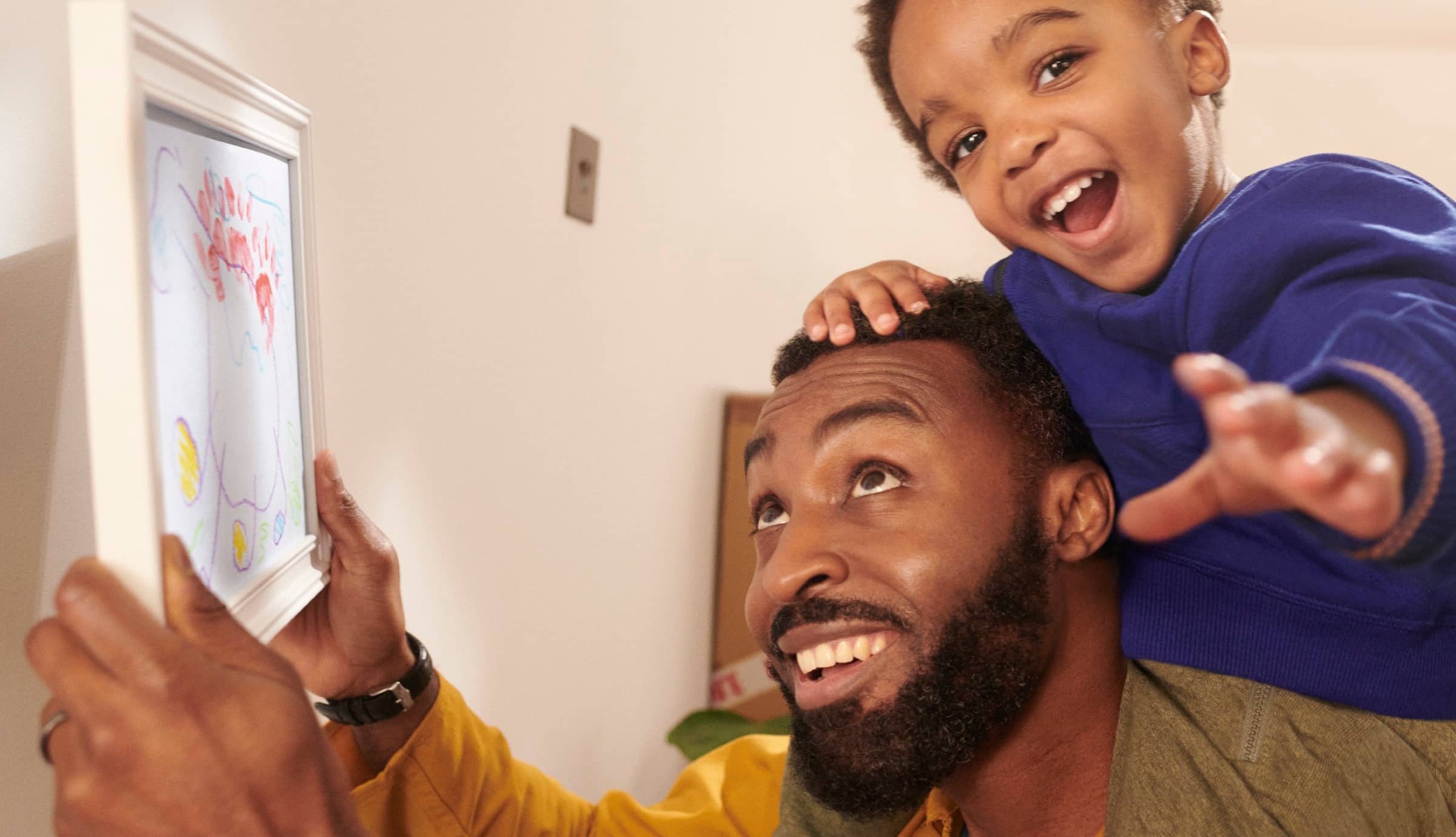 Image of father and son