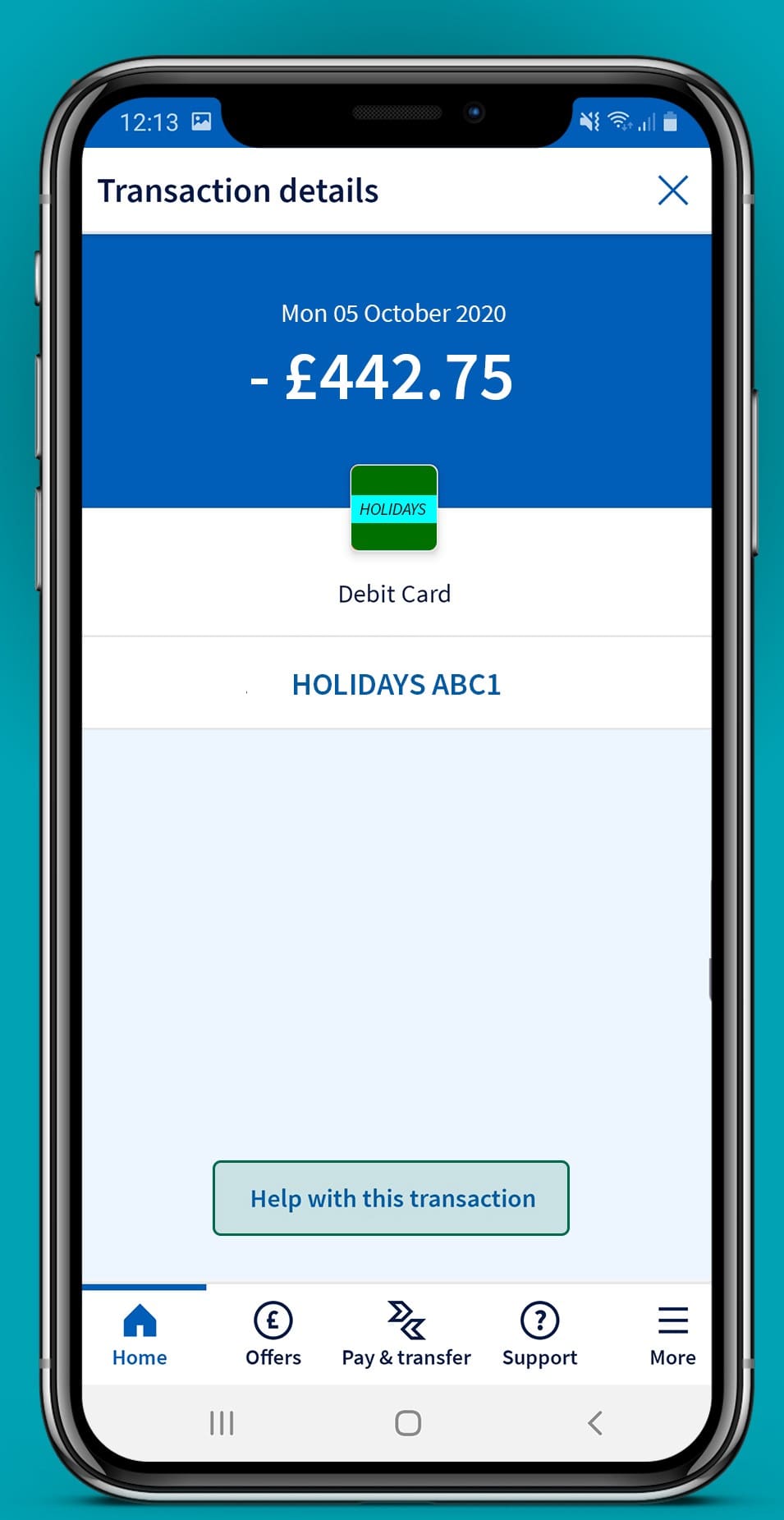 Image of mobile app step 2