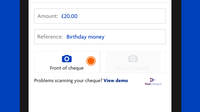 Cheque Deposits Step 4