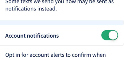 image of selecting alerts