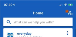 image of ‘Settings and Info’ option