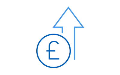 coin arrow illustration