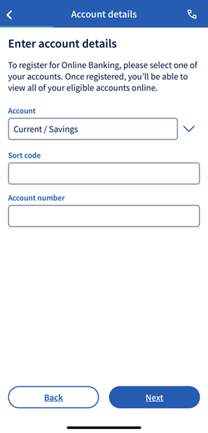  Account details screenshot from app.