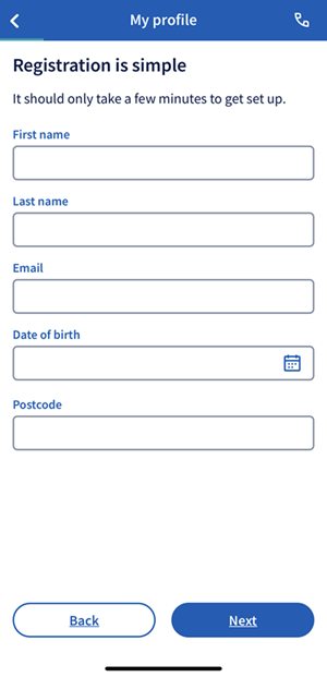 My profile screenshot from app.