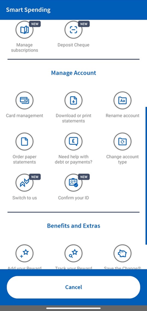 Smart spending - more - Confirm your ID screenshot from app.