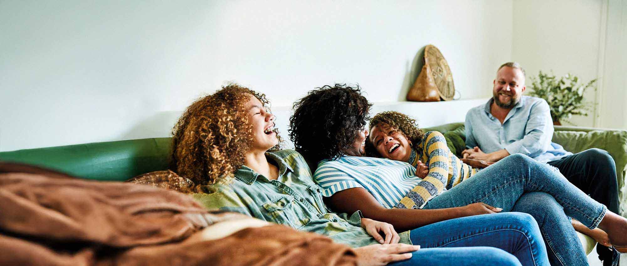 Family together.