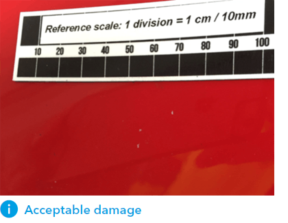 Acceptable damage