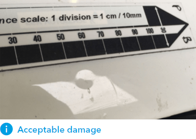 Acceptable damage