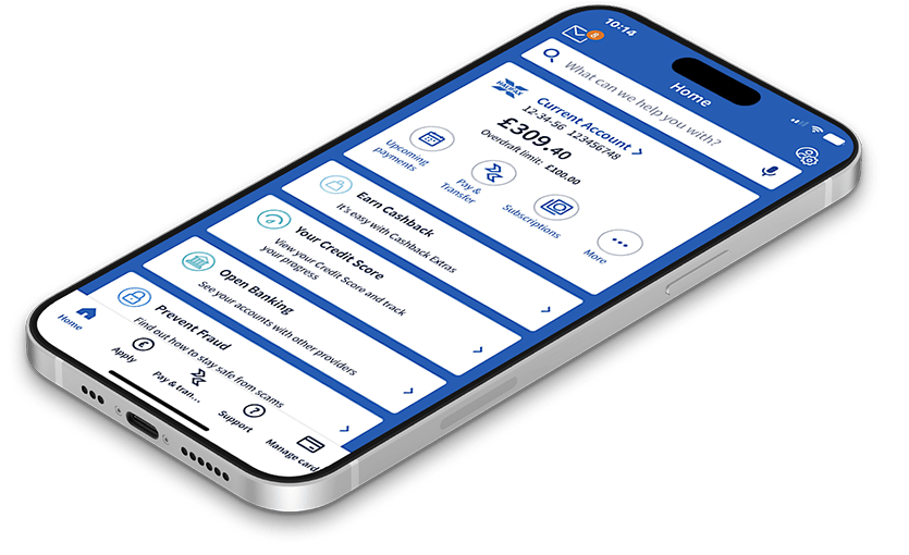 App banking phone image