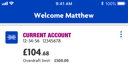Mobile - Overdraft not used
