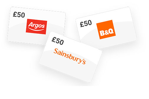 Argos, Sainbury's and B&Q logos