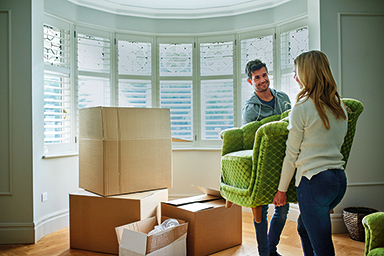Buildings Insurance - Couple moving into a new house