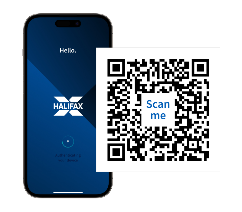 Image showing a mobile with a QR code