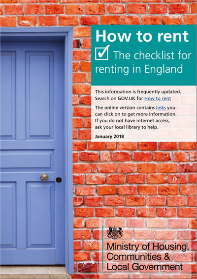 How to rent checklist PDF cover