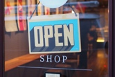 shop 'open' sign