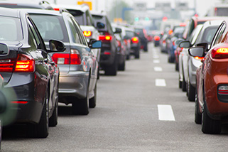traffic on road