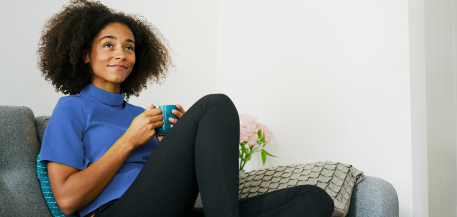 Women with coffee cup
