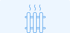 Radiator visual image