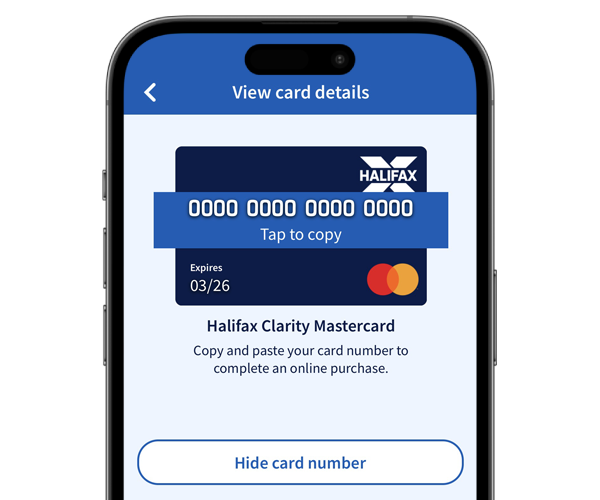 View card details guide