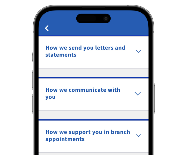 Support options image
