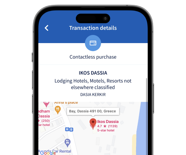 Locate payments image