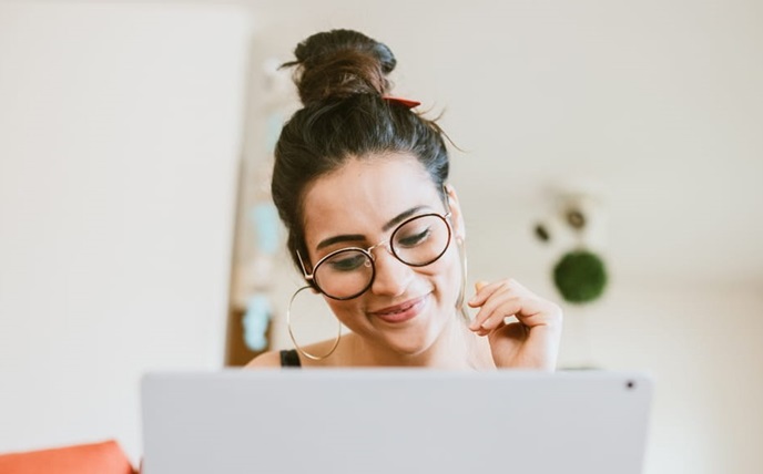 Woman on laptop
