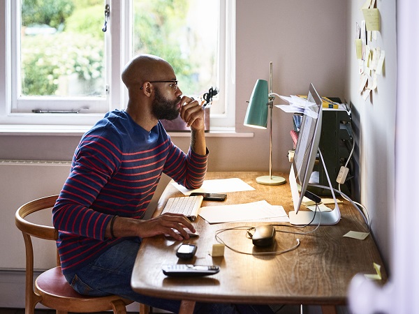 Man working